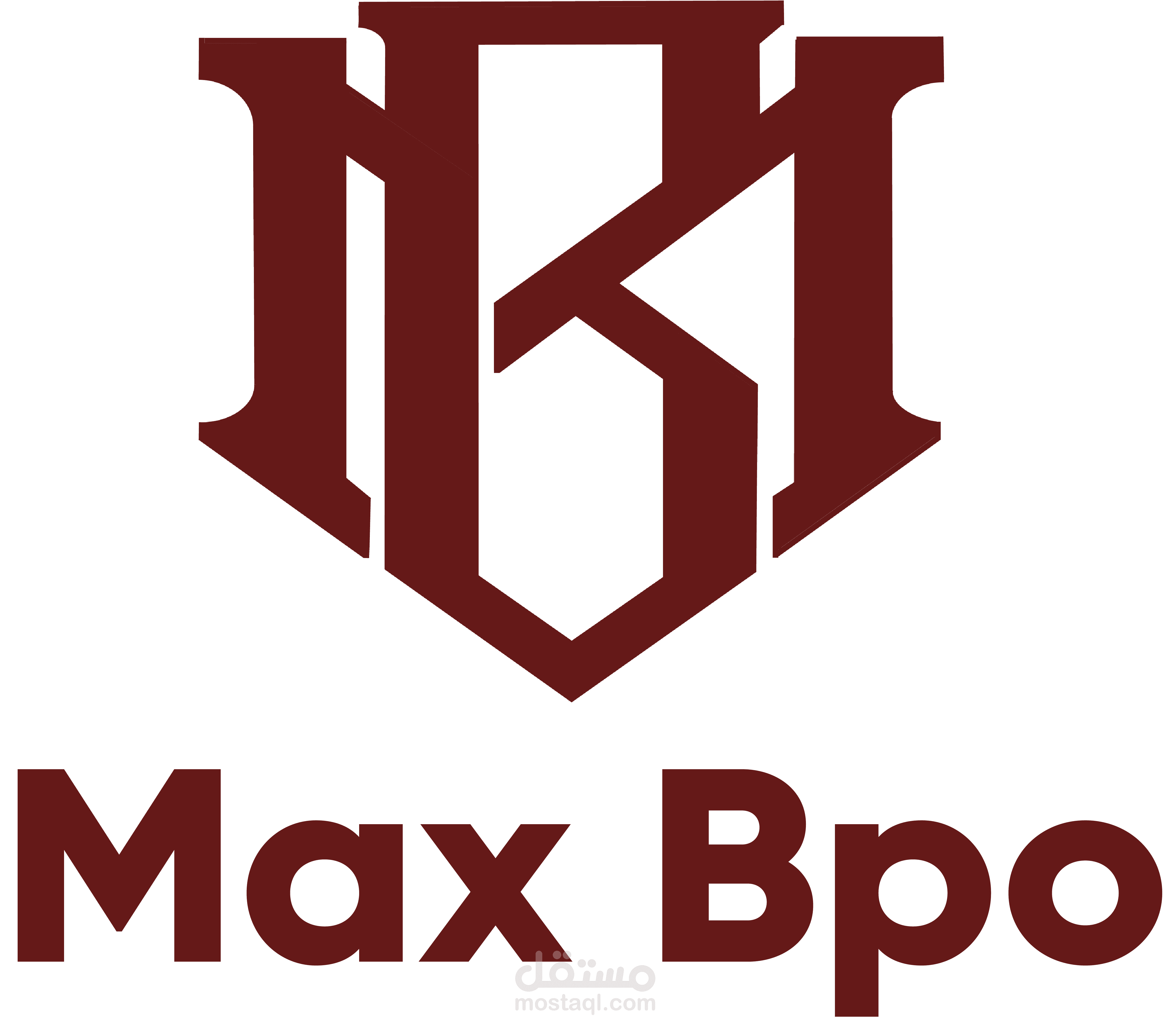 تصميم لوجو للشركه العالميه Max Bpo