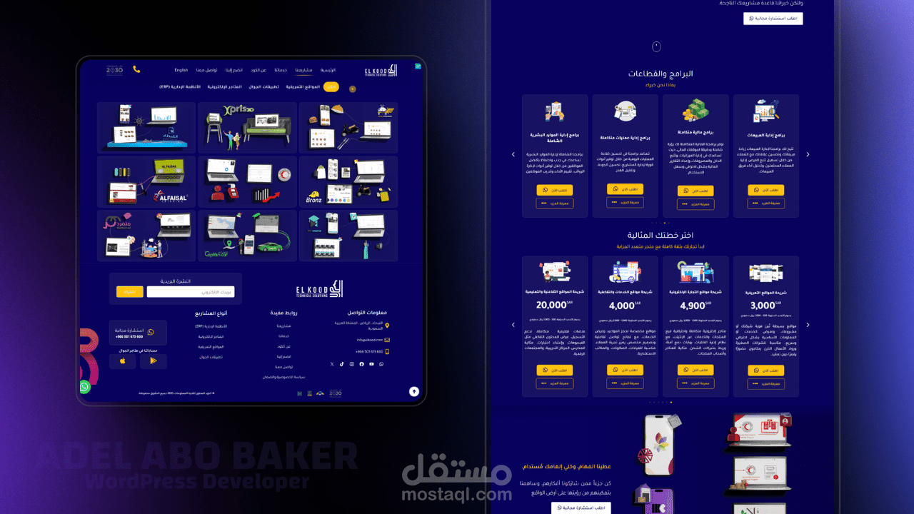 موقع شركة برمجيات