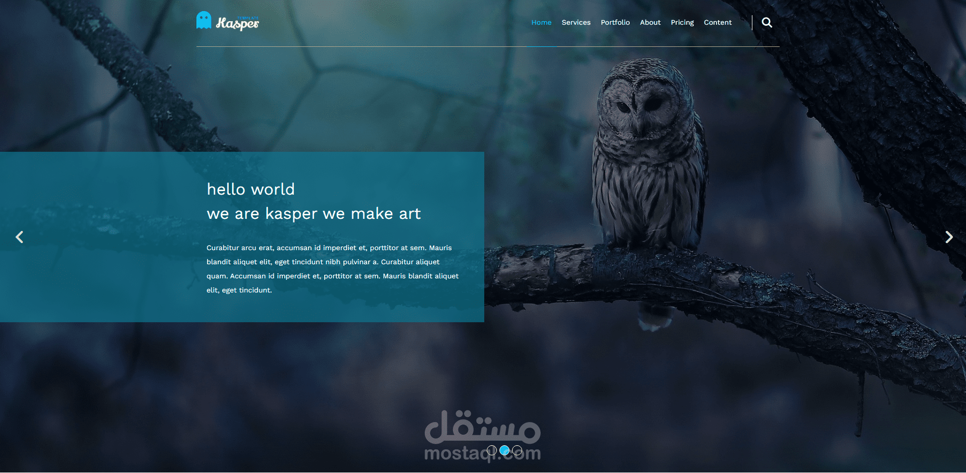 design page by html and css