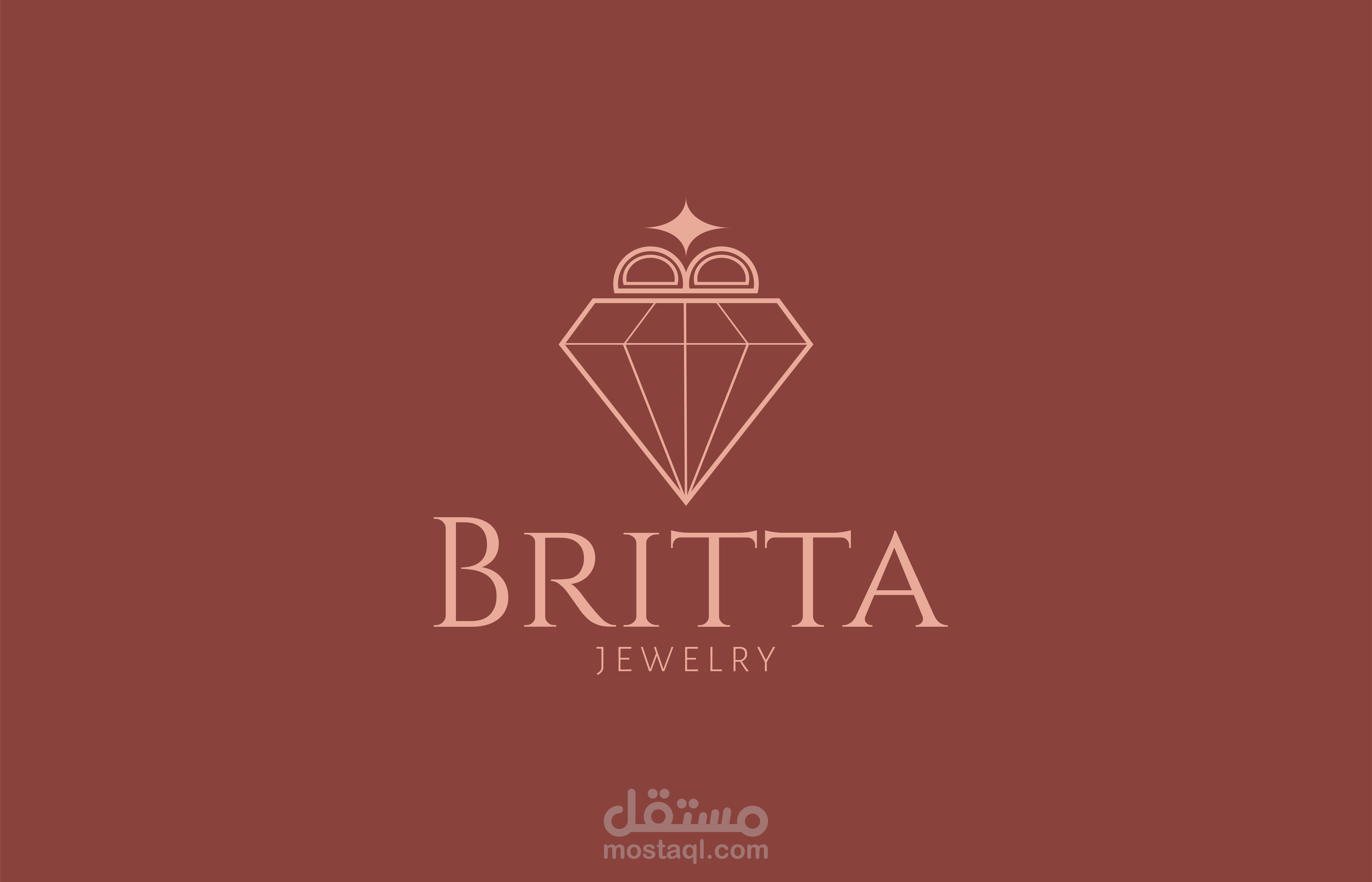شعار لمحل مجوهرات Britta jewelry