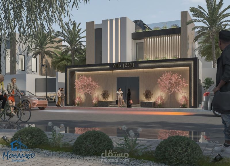 Al Kayan Villas in the Kingdom of Saudi Arabia in Riyadh