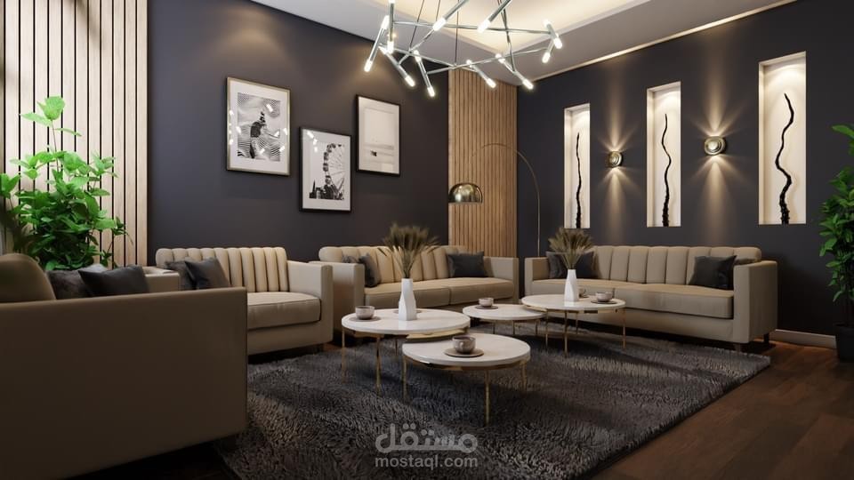 صالة عائلية بالمملكة العربية السعودية