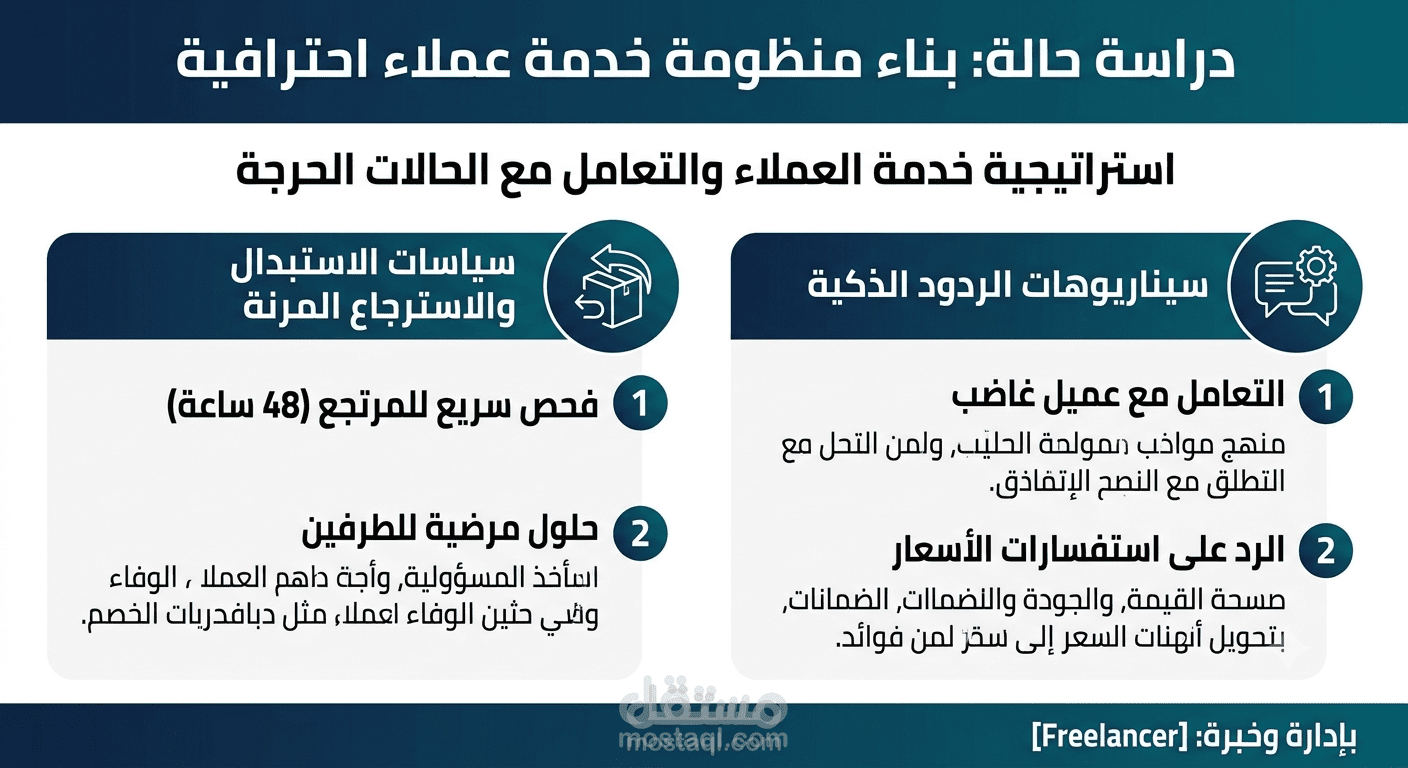 استراتيجية خدمة العملاء