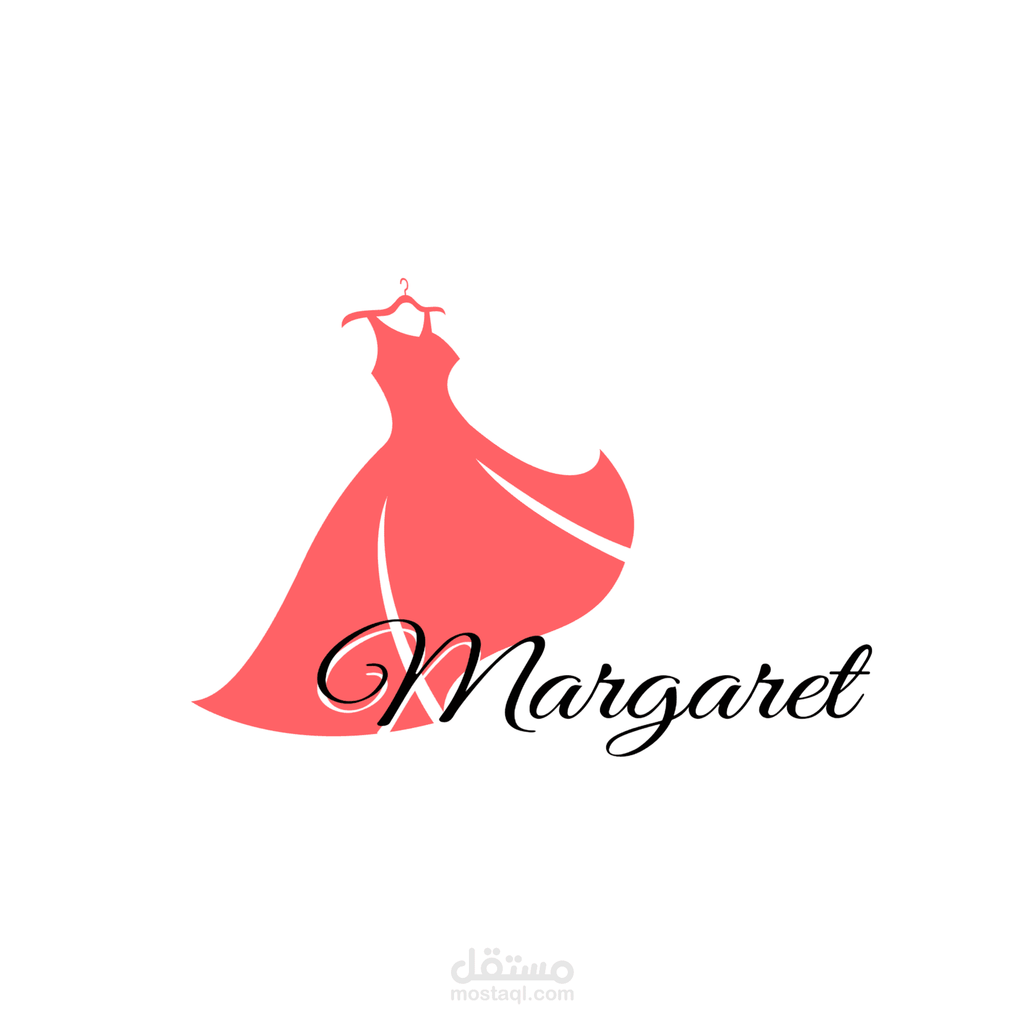 لوغو محل البسة واخر لمحل مكياج