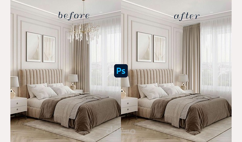 ازالة الاشياء الغير مرغوب بها من الصوره