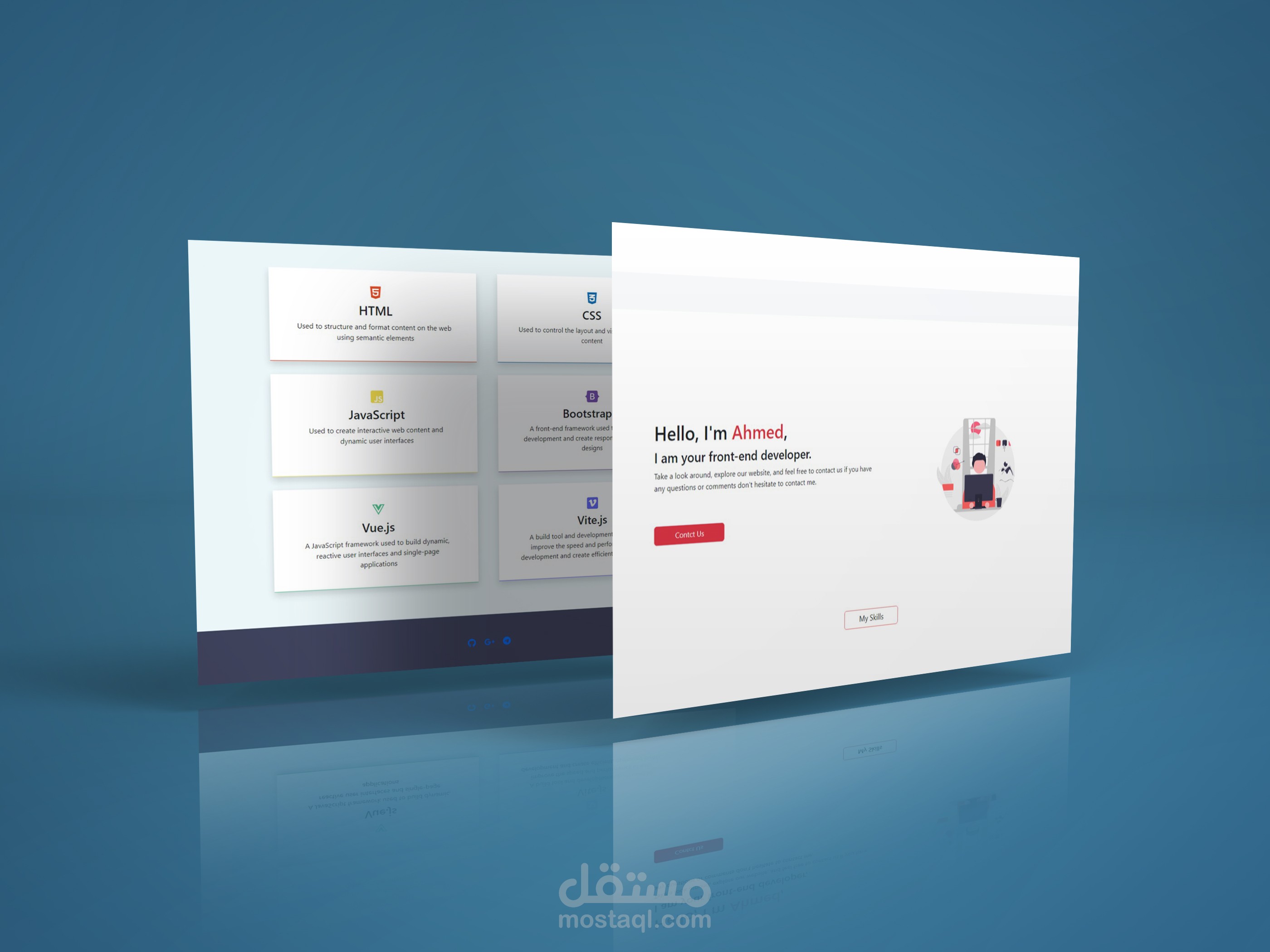 تصميم صفحة هبوط ( landing page )