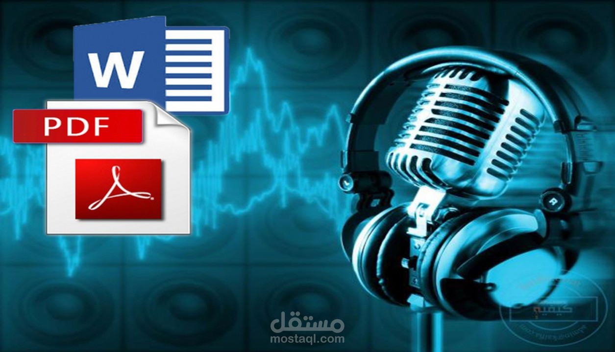 تفريغ التسجيلات والفيديوهات الصوتية الى نصوص مكتوبة