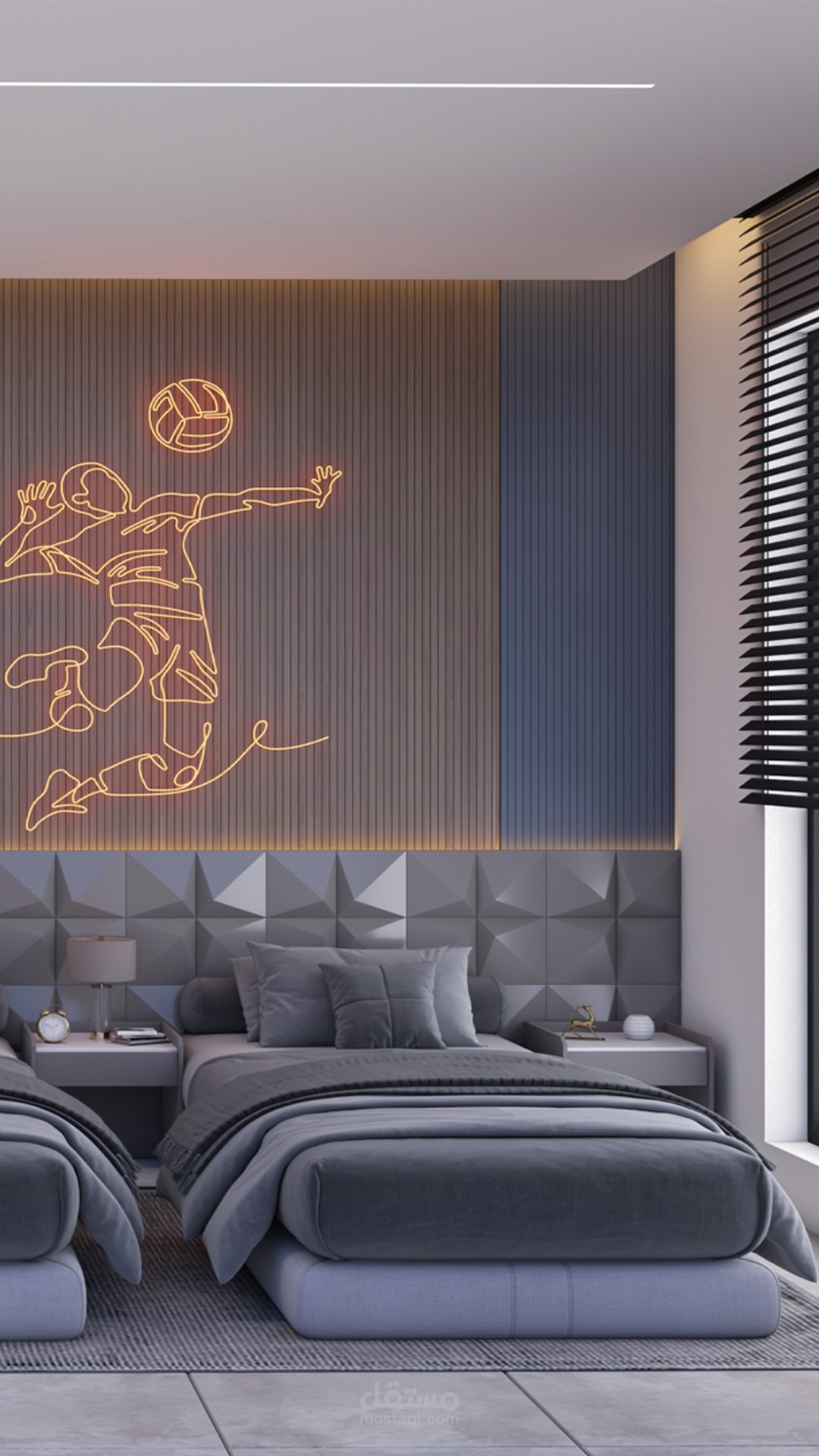 Moder boy's bedroom design