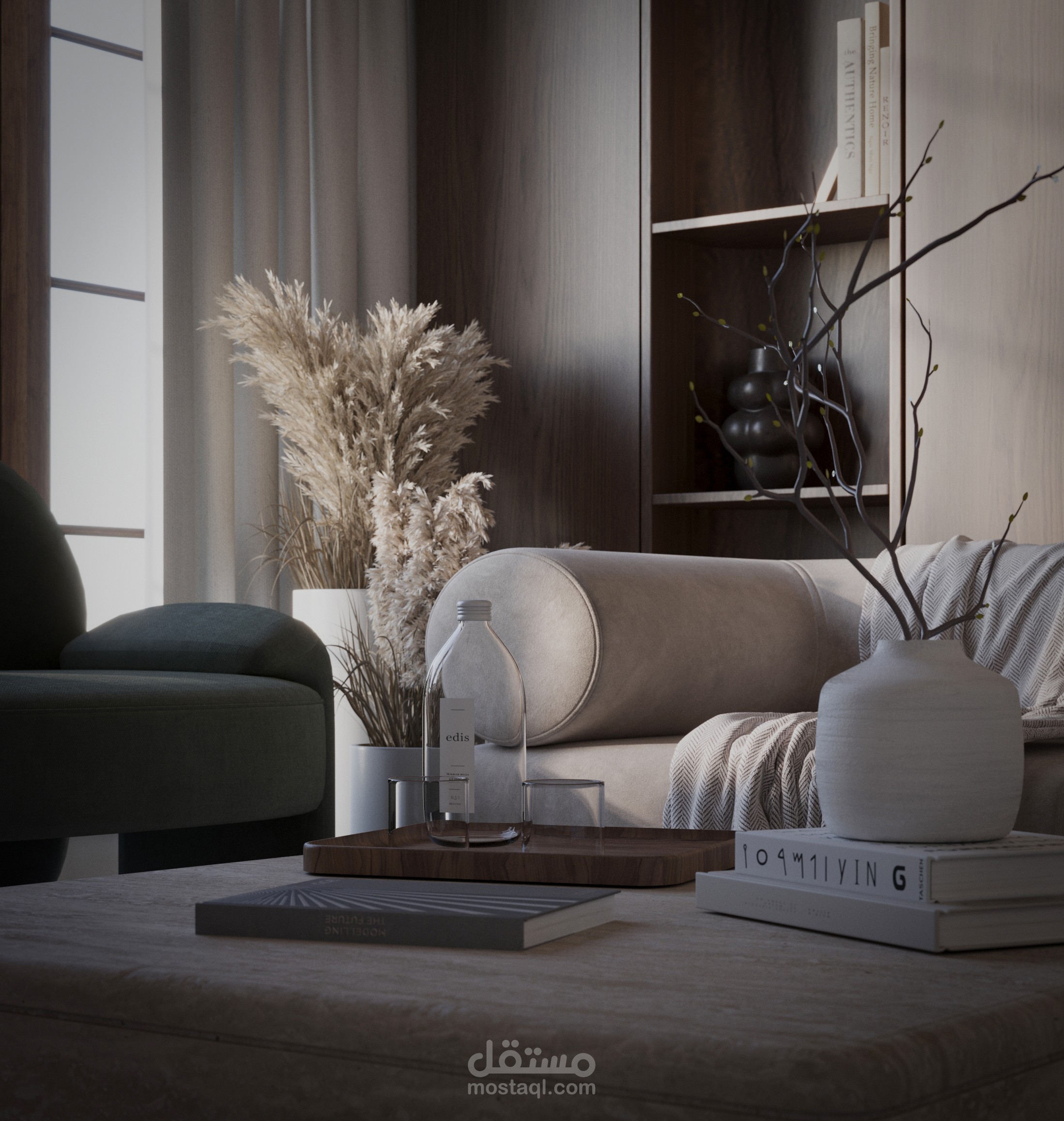 تصميم داخلي لغرفة ضيوف