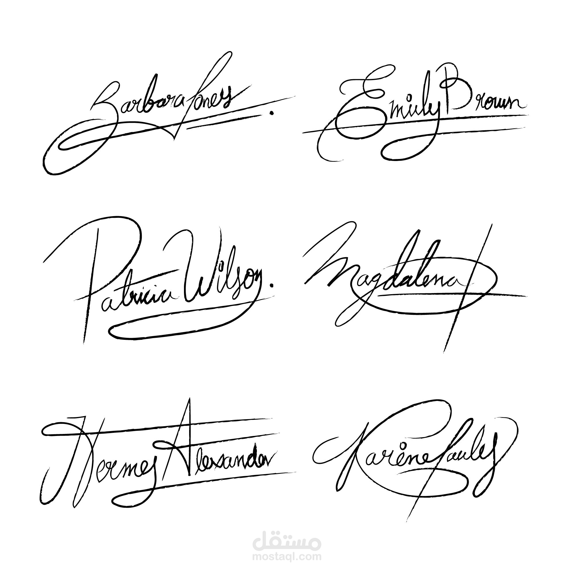 create signature handwriting