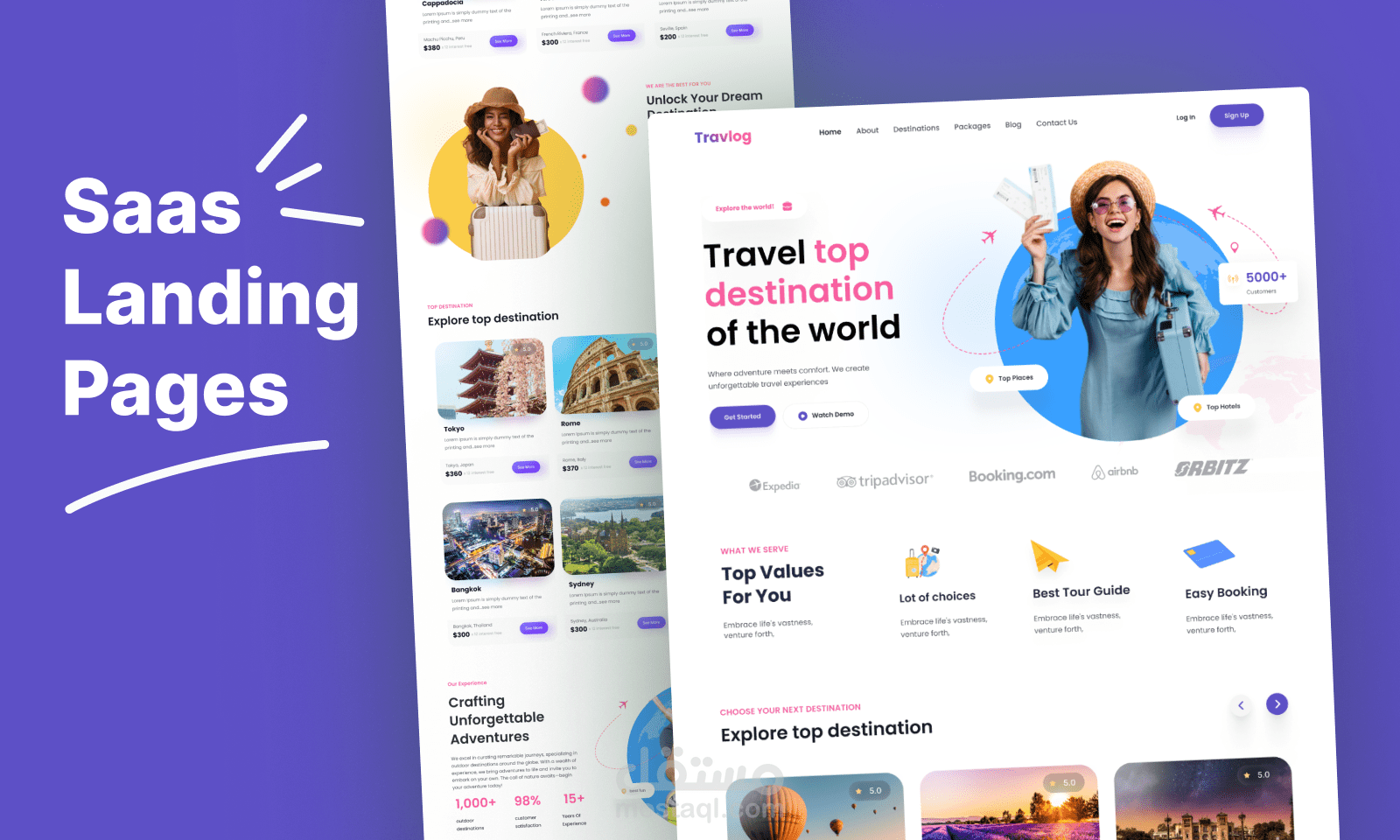Travlog - Landing Page