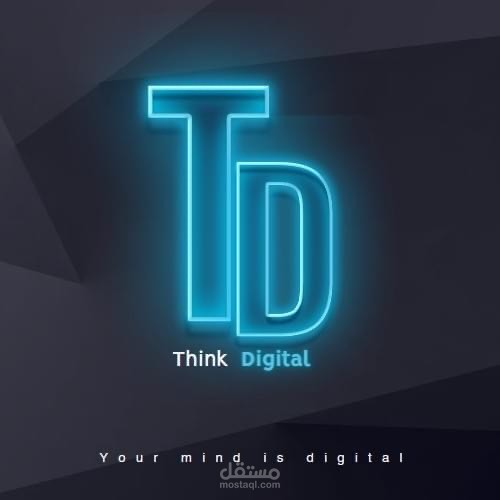 انشاء هوية بصرية كاملة لشركة Think Digital