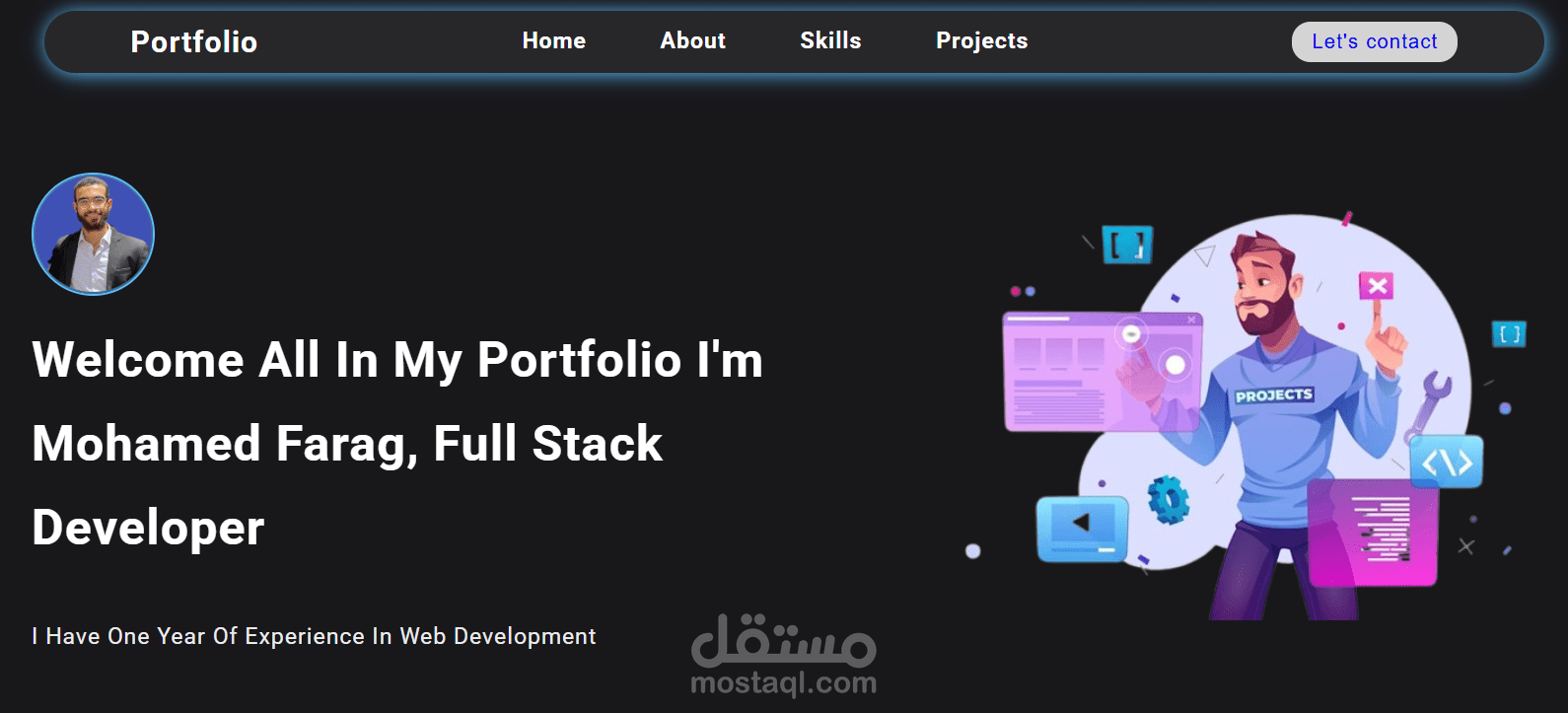 Dynamic Portfolio Website