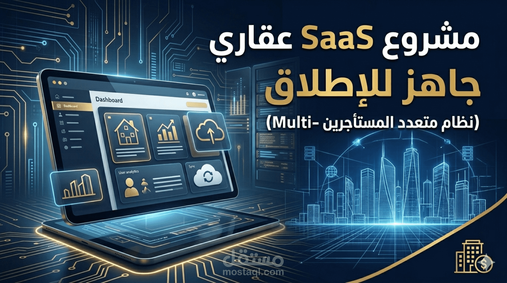 امتلك مشروعك العقاري السحابي (SaaS) الجاهز للاستثمار والربح