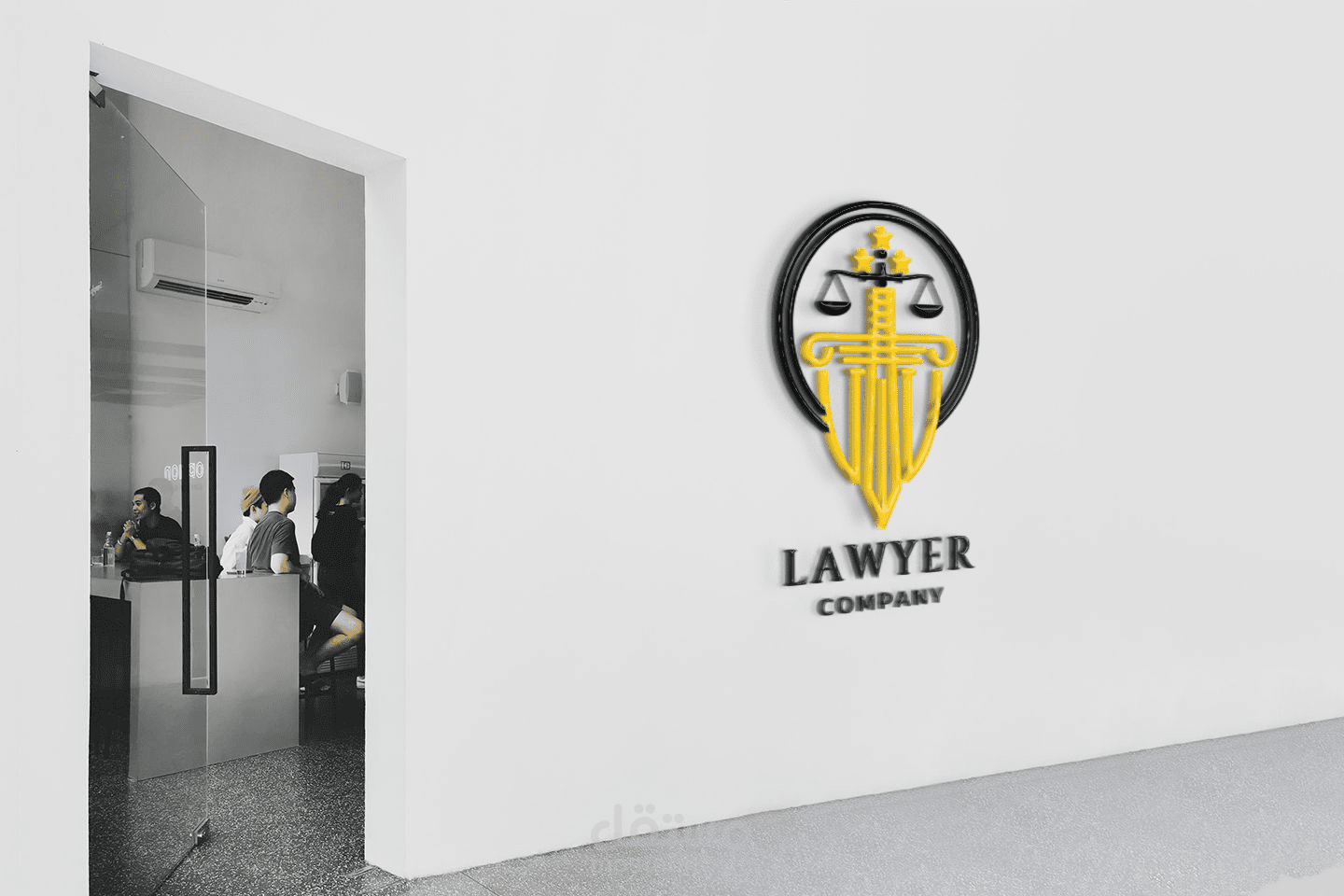 مثال ل لوجو لشركه محاماه