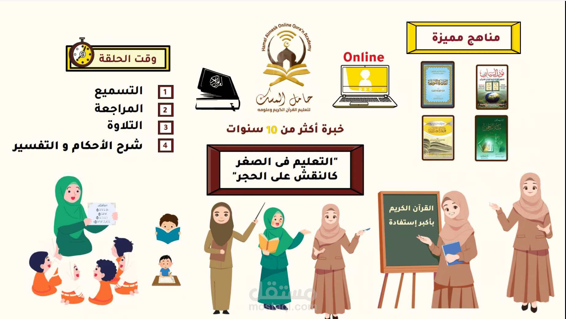 تصميم فيديو وايت بورد انميشن اعلانى لأكاديمية حامل المسك