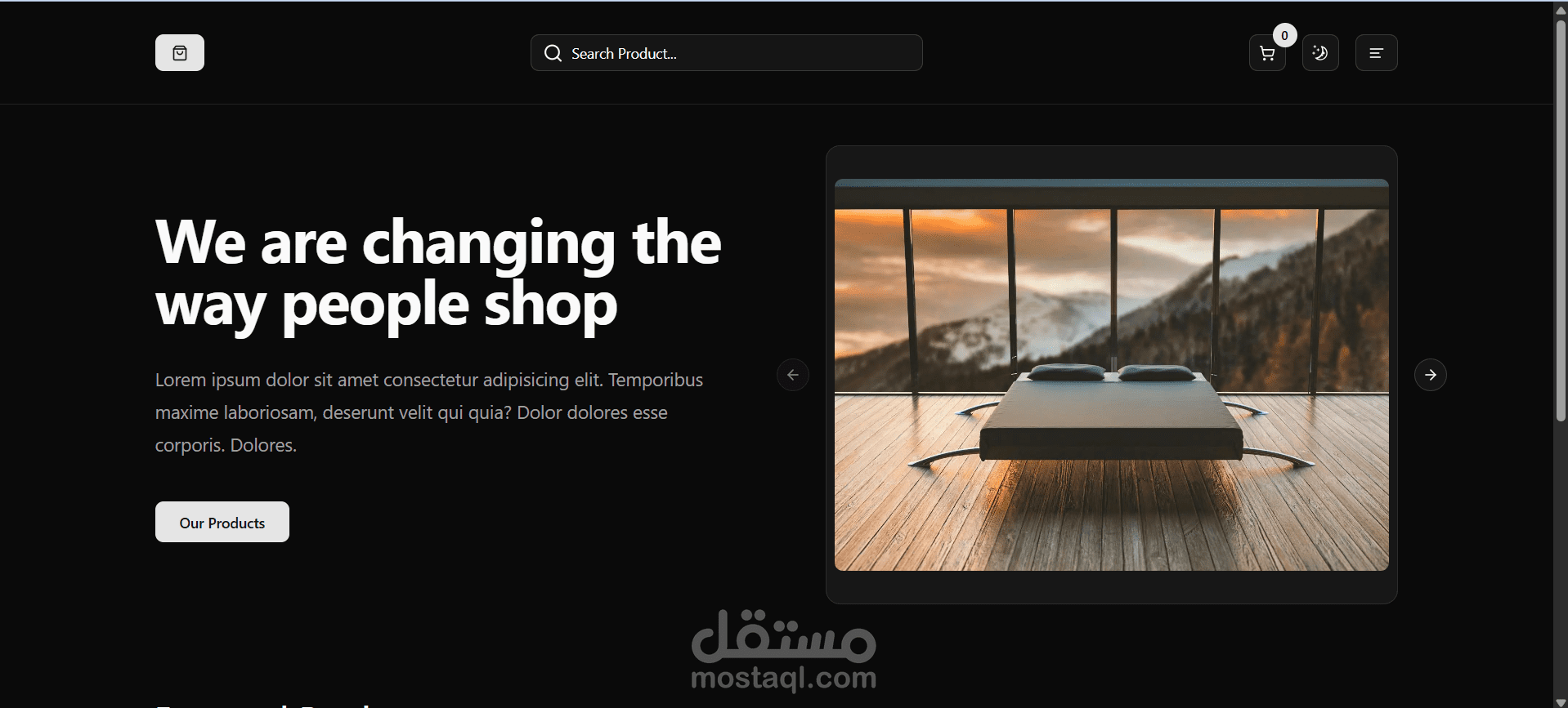 e-commerce website