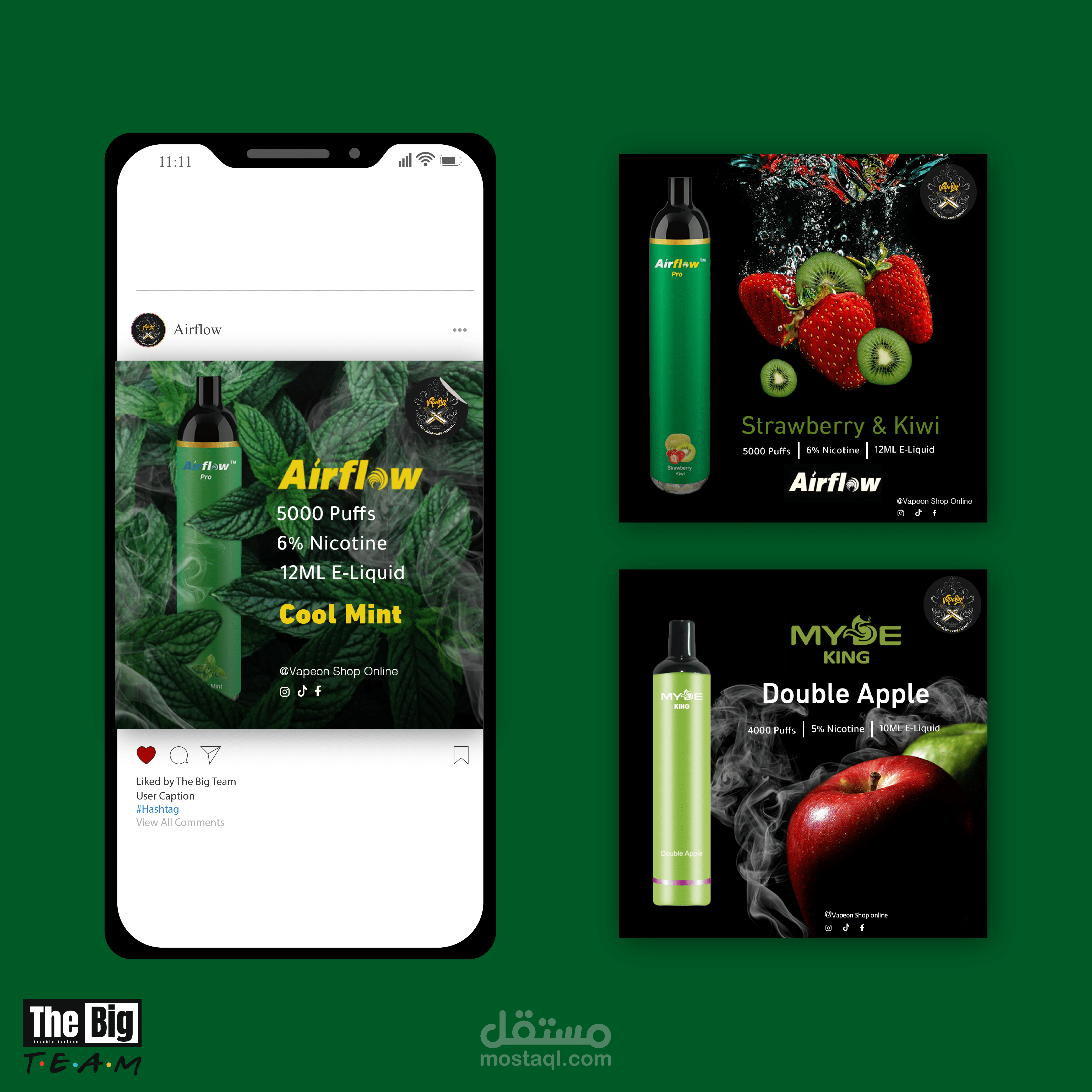 social media posts design