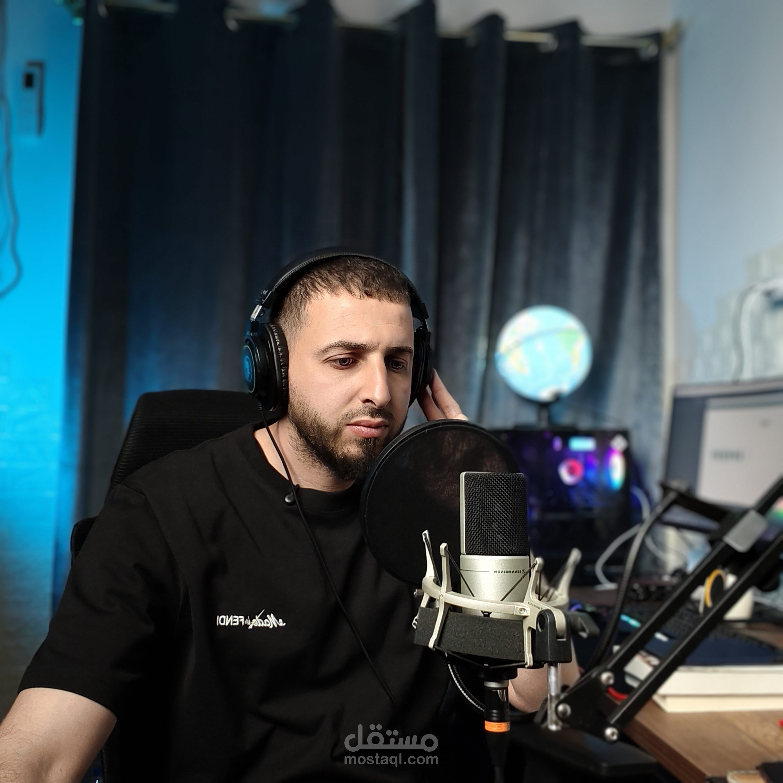 عينات لأنواع التعليق الصوتي