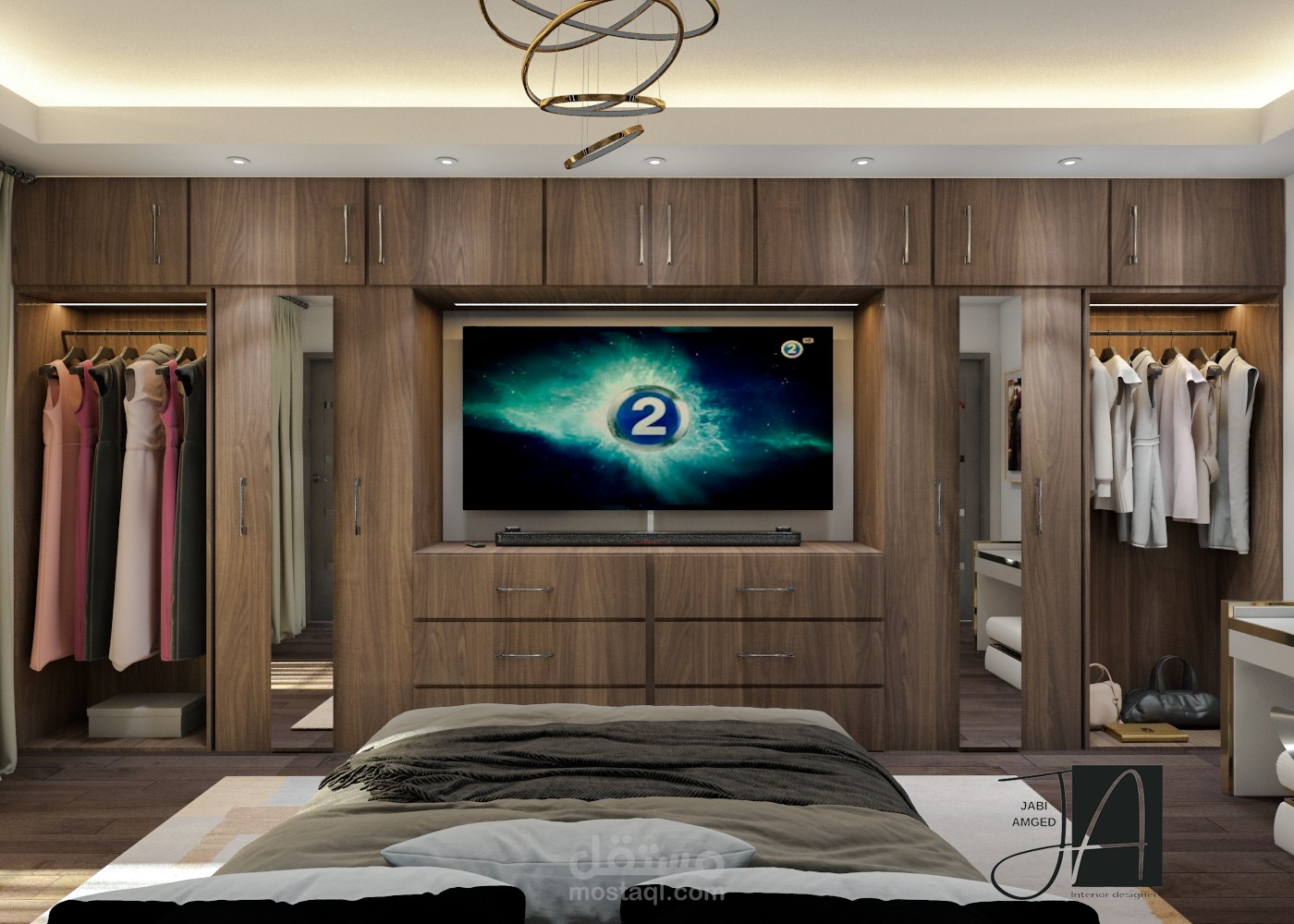 تصميم غرفة نوم رئيسيه