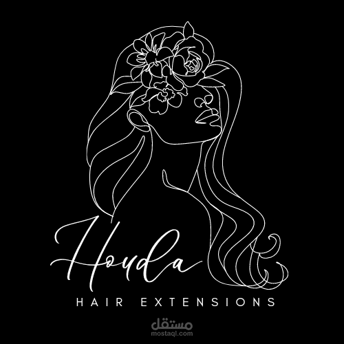 تصميم شعار محل نسائي لتصفيف الشعر