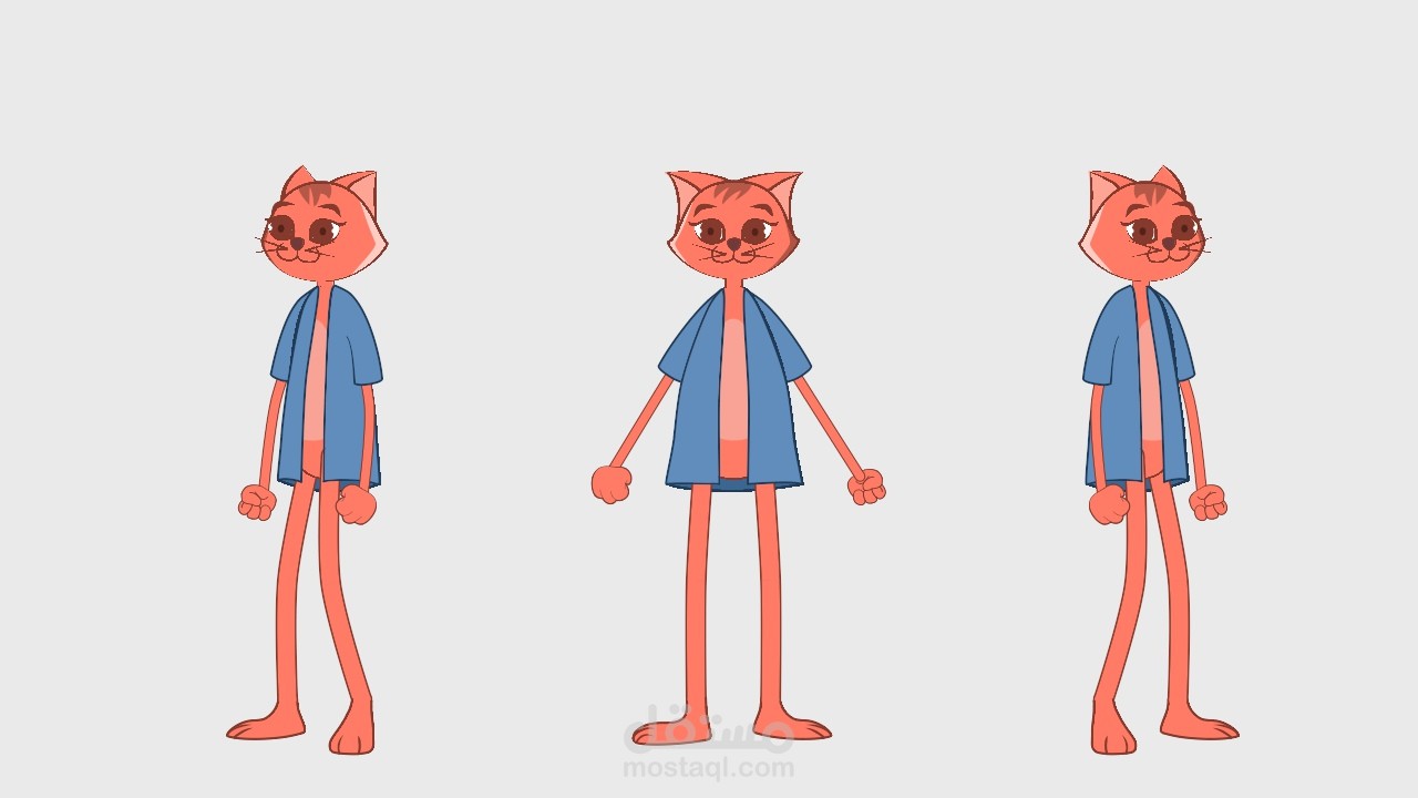 تصميم شخصية وتحريكها