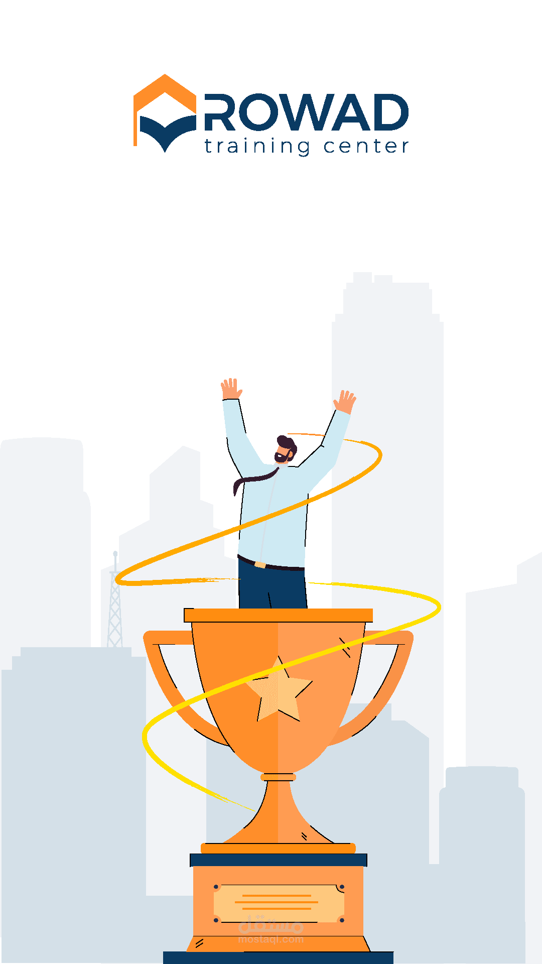 Motion Graphic Project For Rowad Training Center