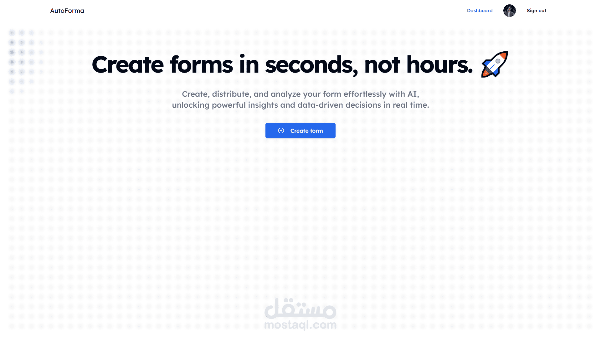AutoForma - منشئ نماذج بالذكاء الاصطناعي