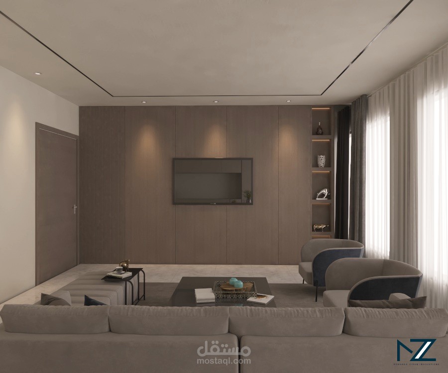 تصميم داخلي لاستيديو