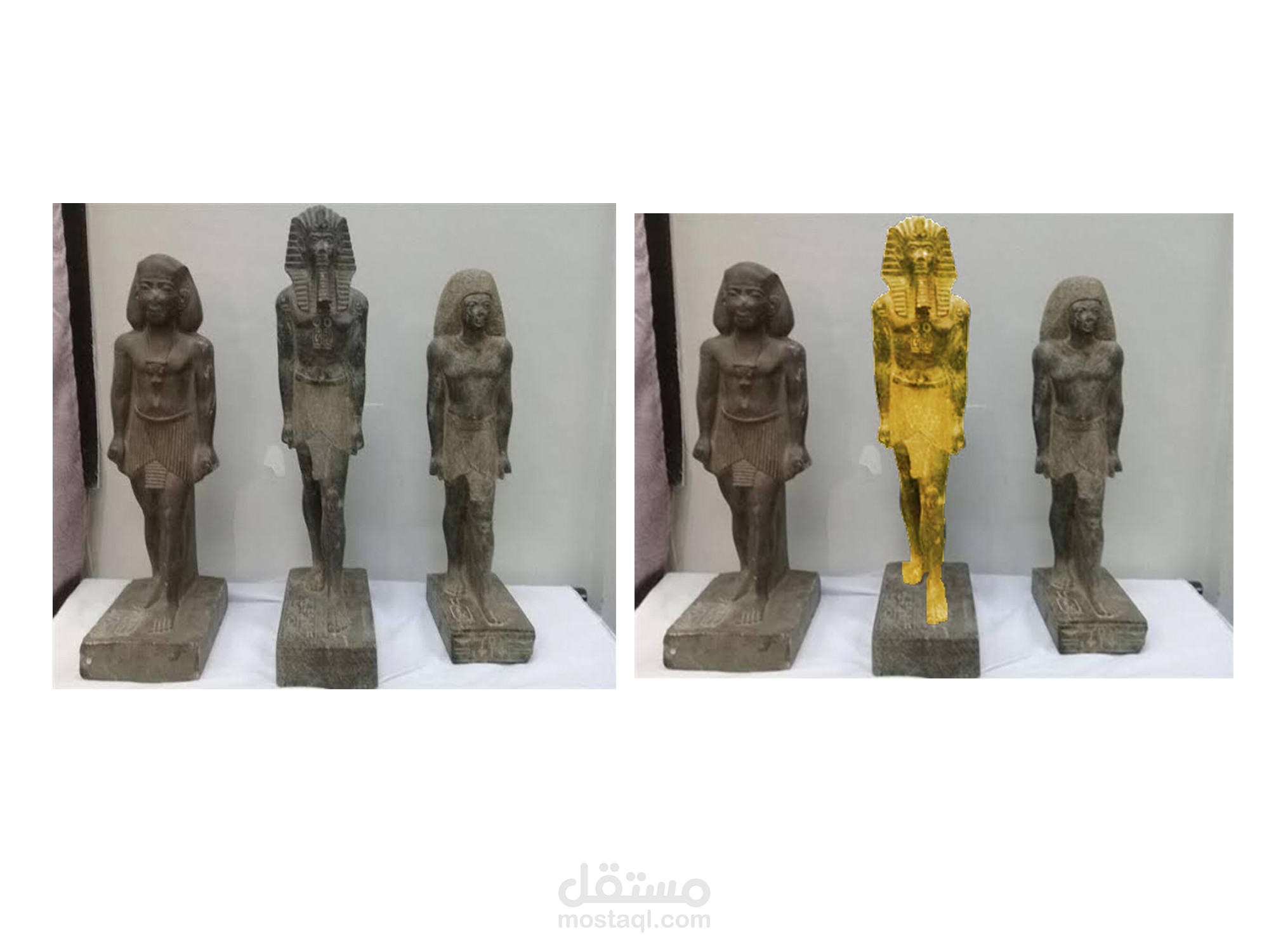 تلوين جسم فرعونى