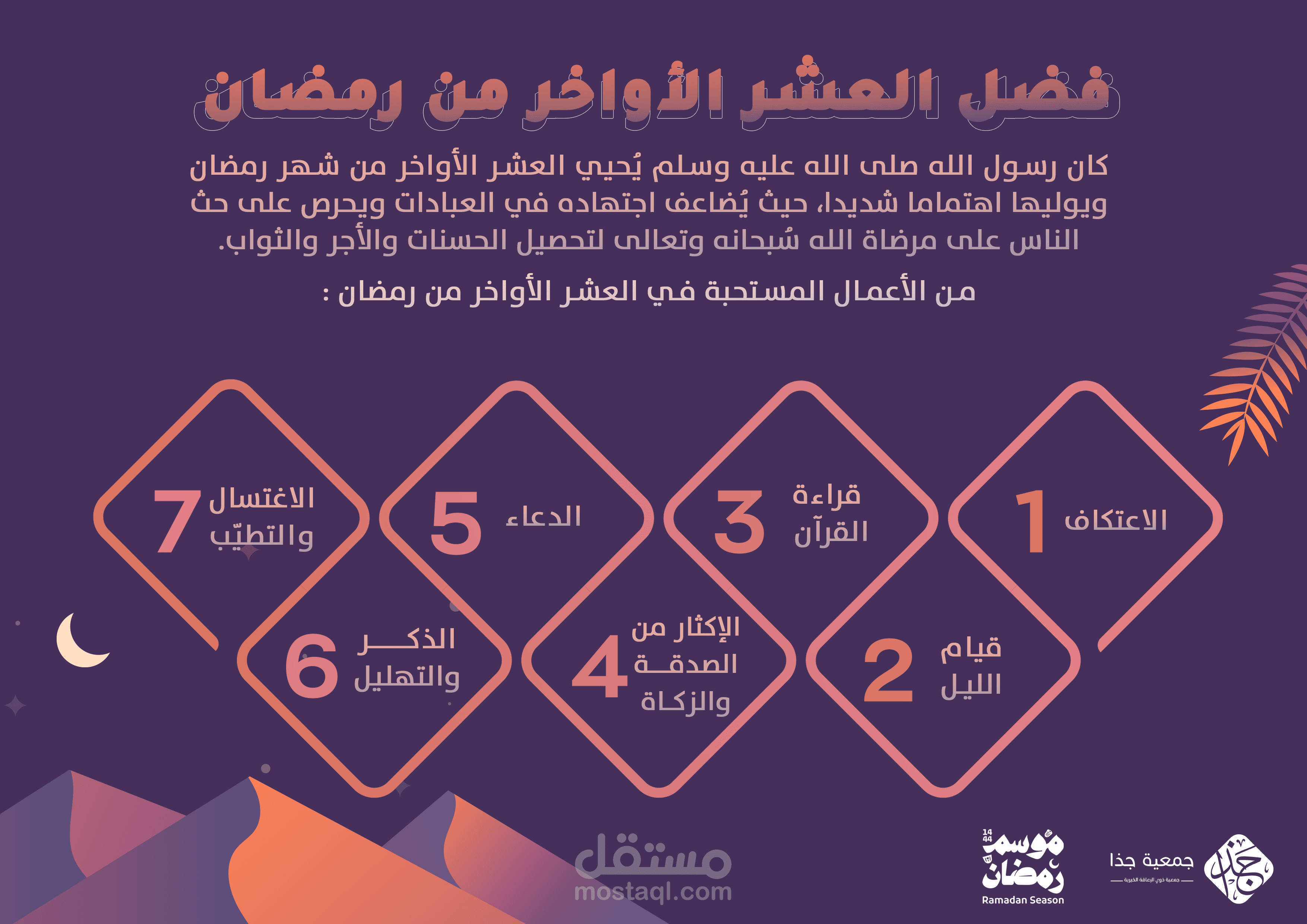 بوستر لفضائل ليلة القدر