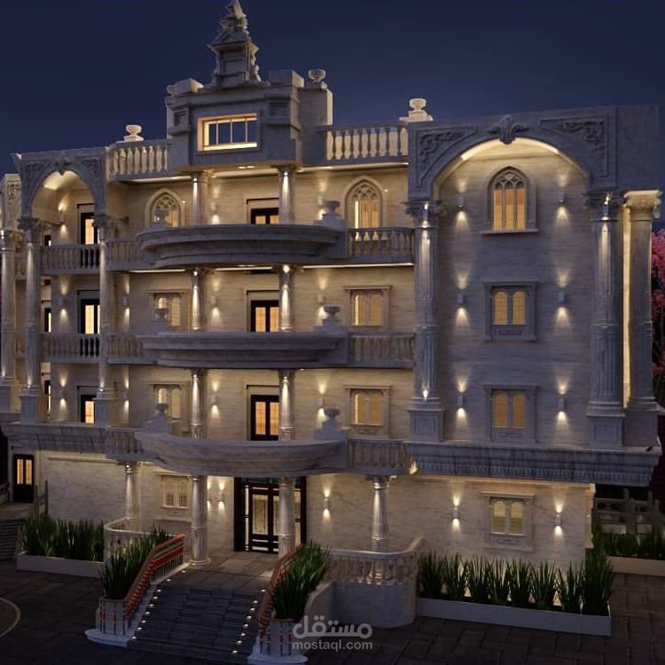 تصميم خارجى واجهة فيلا