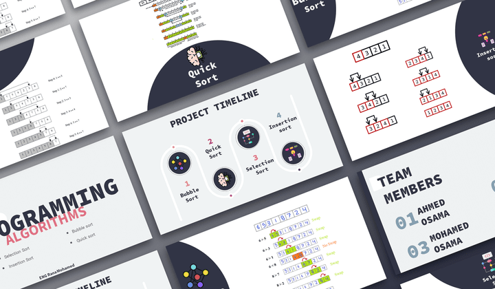 تصميم عرض تقديمى بسيط يوضح إستخدام إنتقال Morph المميز