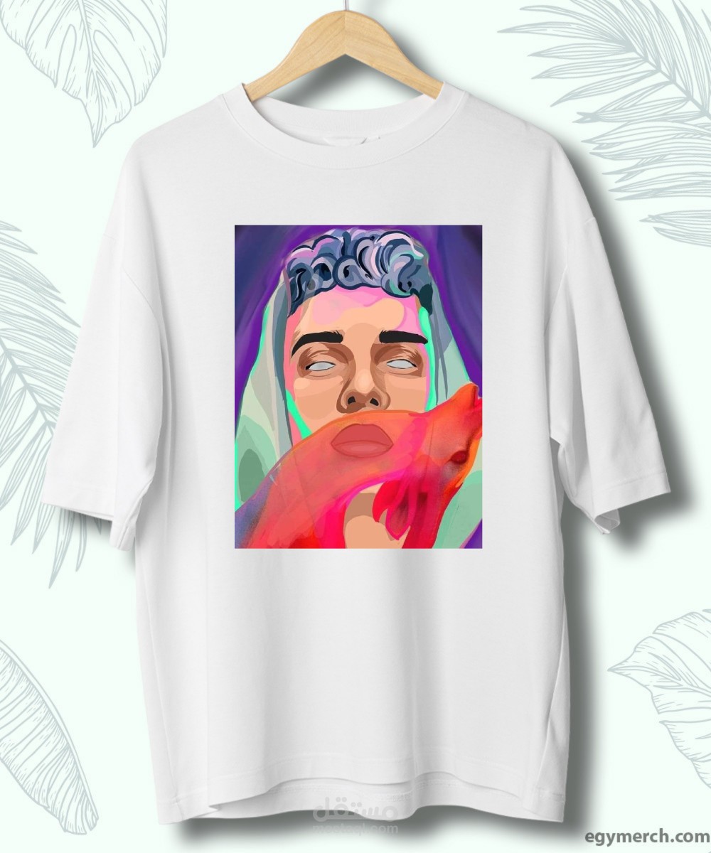 تصميم ملابس اوفر سايز وعادي ومن الخلف والامام