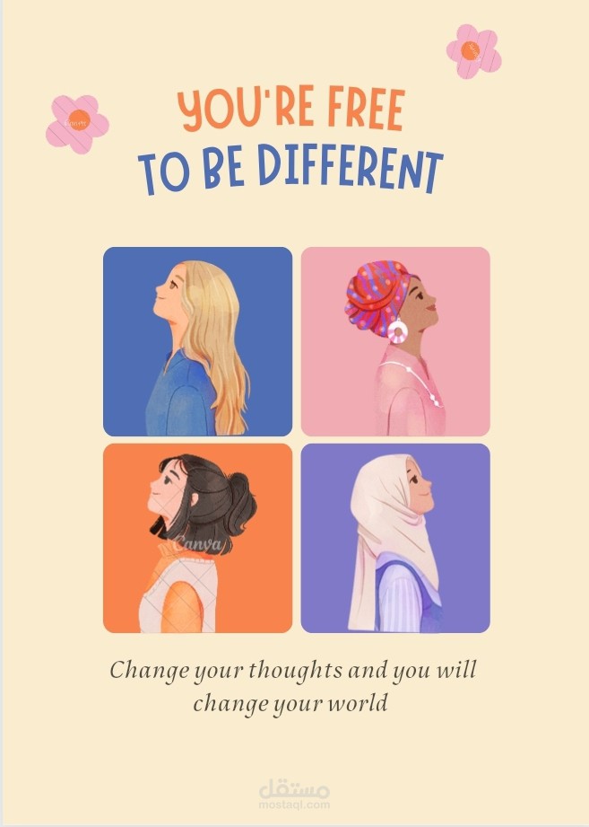 Poster about power of women