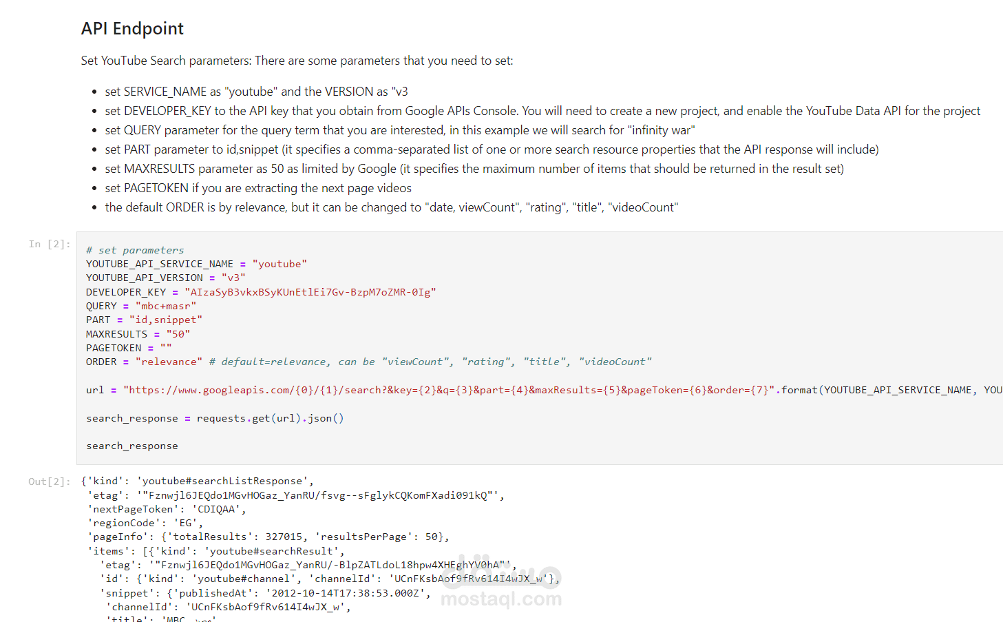 Mining YouTube Data using web scraping.