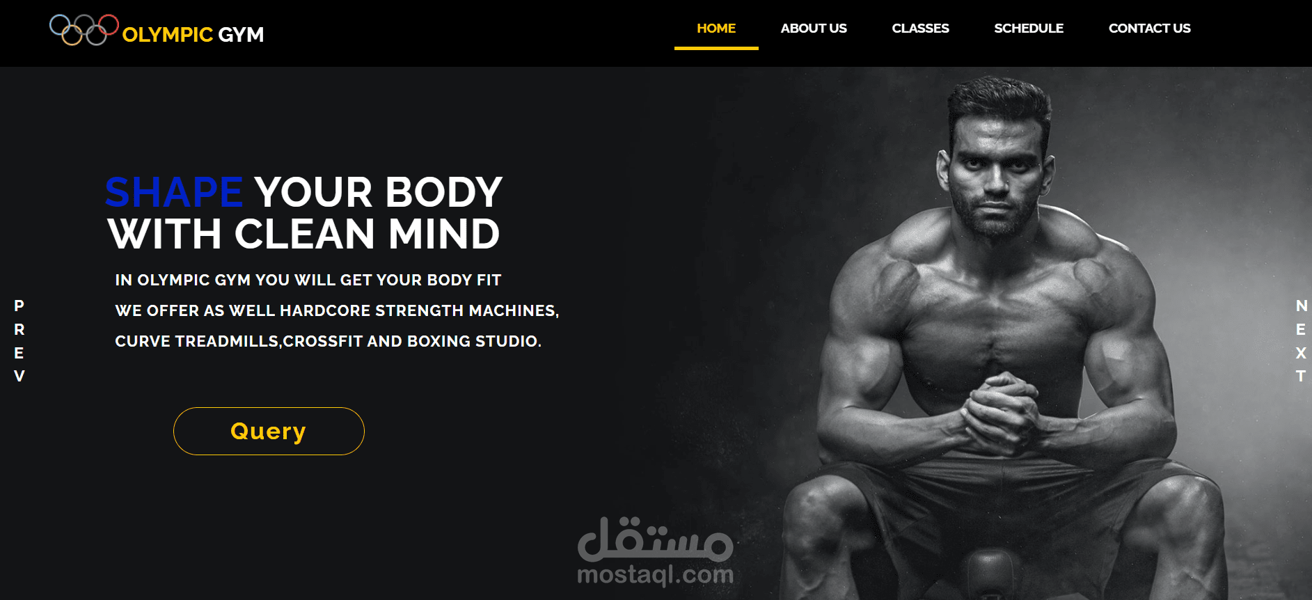 Olympic Gym Website