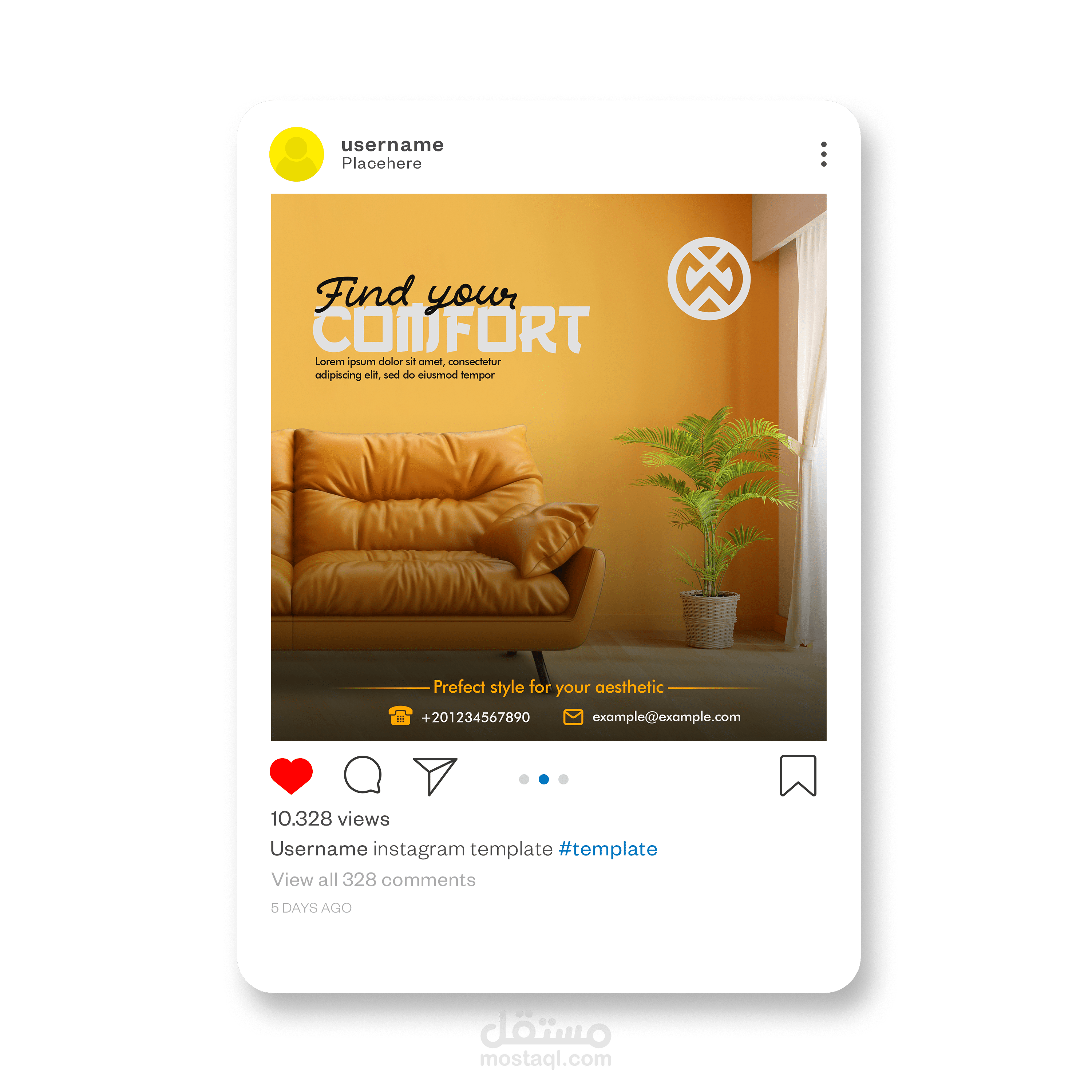 Furniture Social Media Design