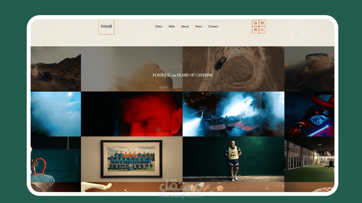 موقع لشركة انتاج مديا [toast-films.com] بلامارات