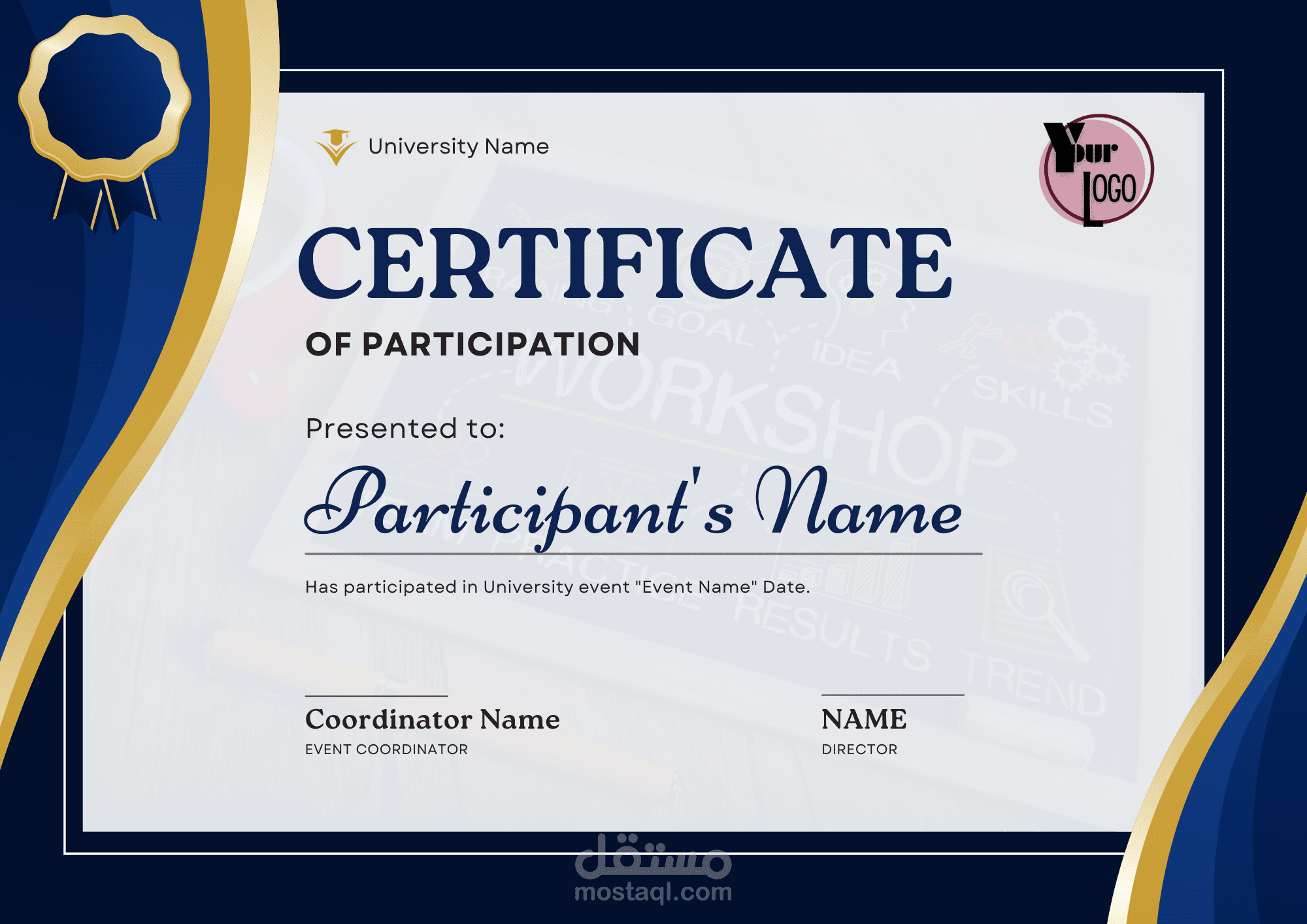 تصميم شهادات باستخدام canva