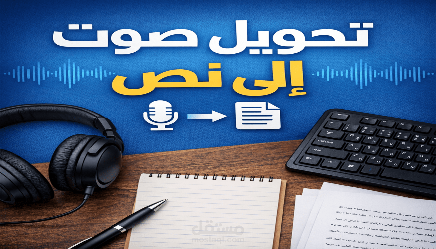 تحويل الملفات الصوتية إلى نص مكتوب باللغة العربية بدقة