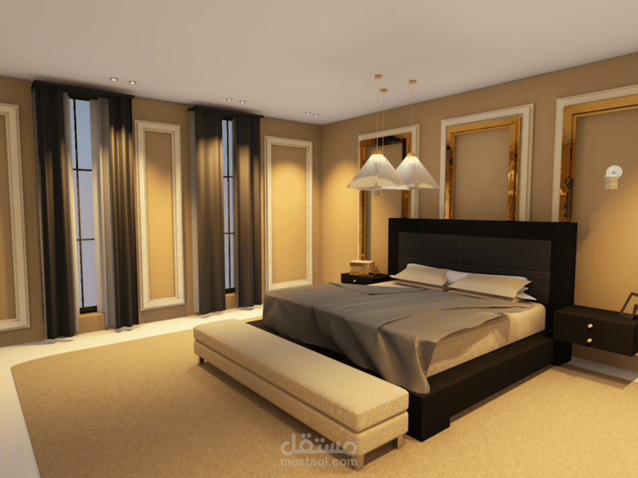 luxury master room غرفة نوم رئيسية