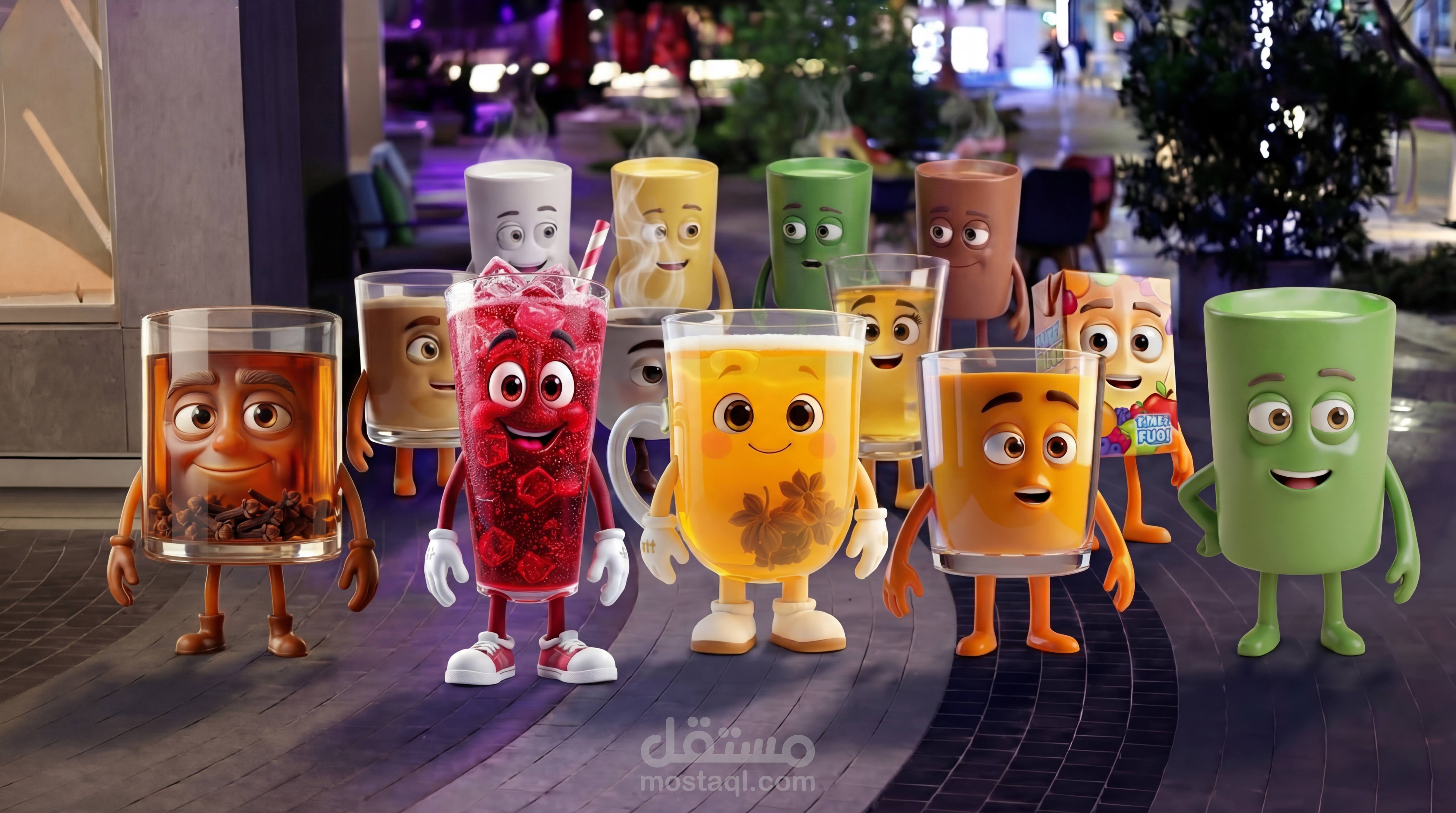 تحويل محتوى طبي عن المشروبات إلى فيديو تعليمي تفاعلي باستخدام شخصيات ثلاثية الأبعاد والذكاء الاصطناعي