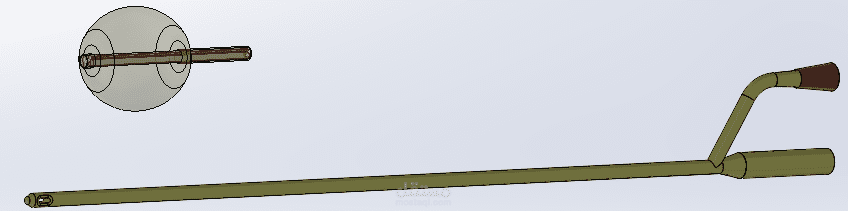 تصميم قسطرة بول مطابقة لمعايير الـ ISO باستخدام برنامج SolidWorks"