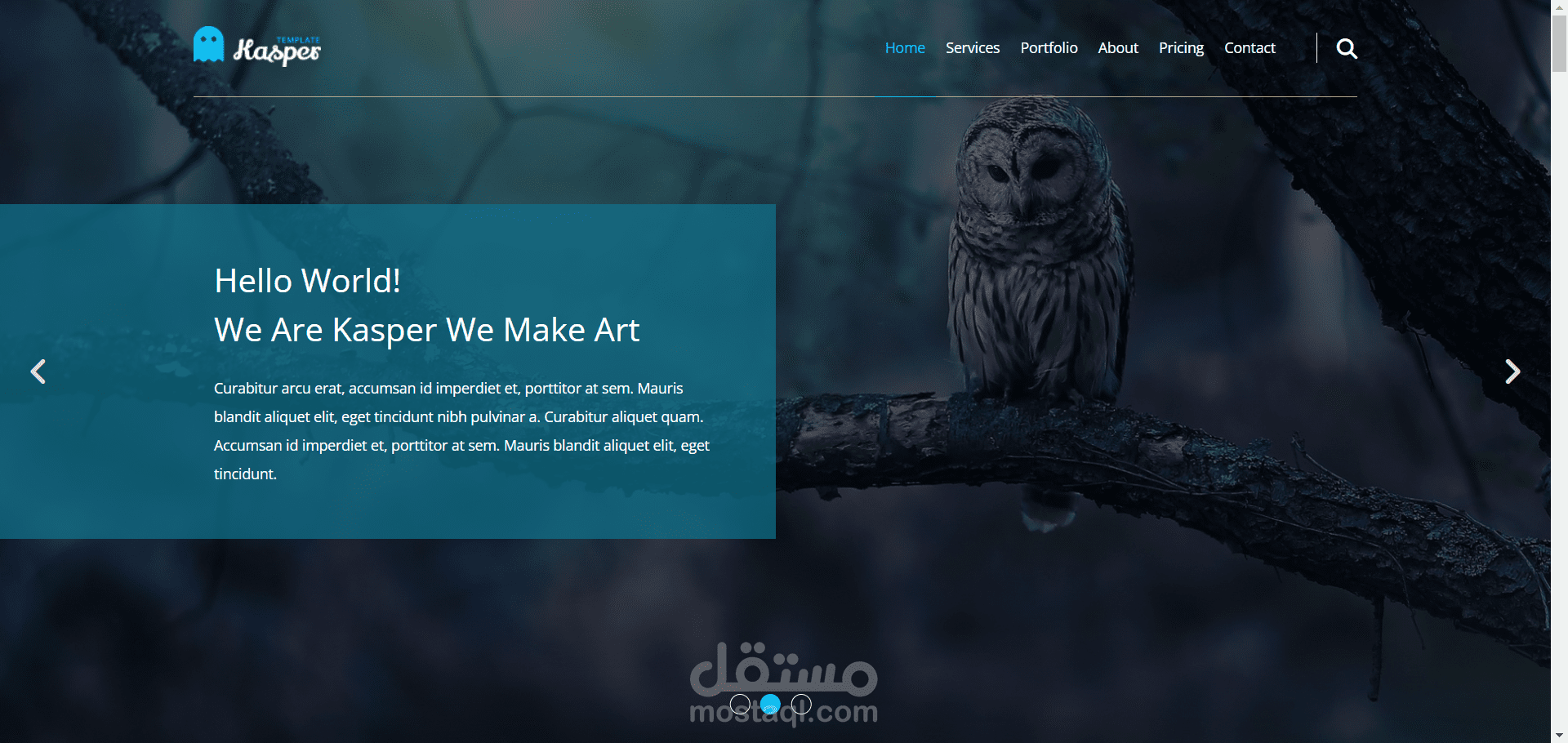 Kasper Template Website