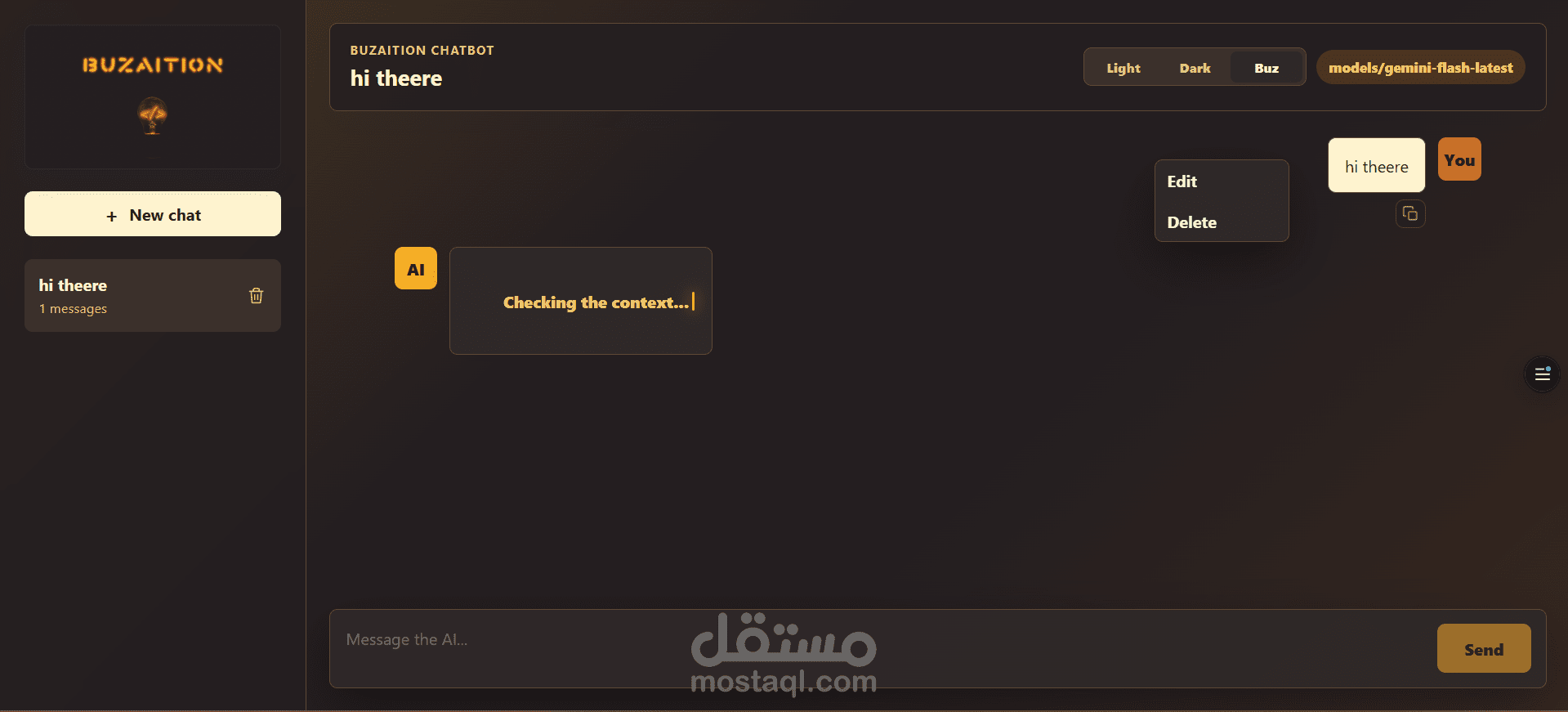 Buzaition AI Chatbot