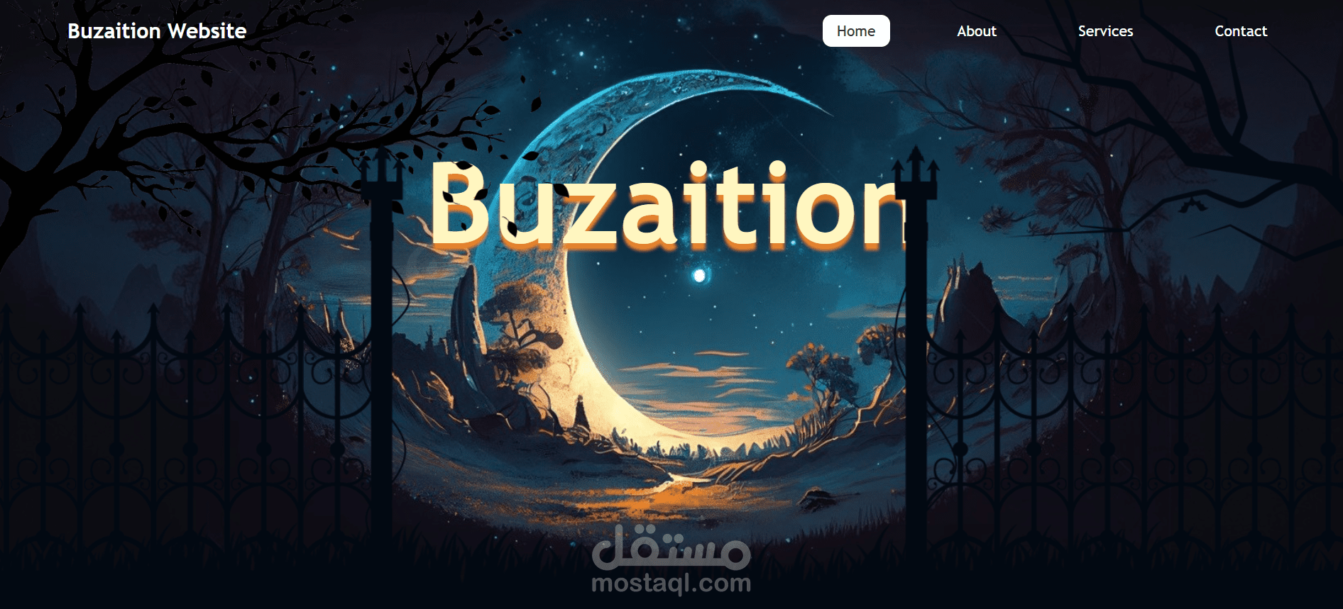 Buzaition | Modern Interactive Website with Parallax Effects & Responsive Design