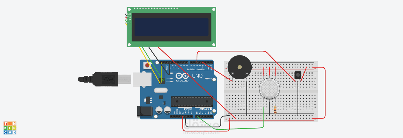 fire smoke alarm project by ARDUINO