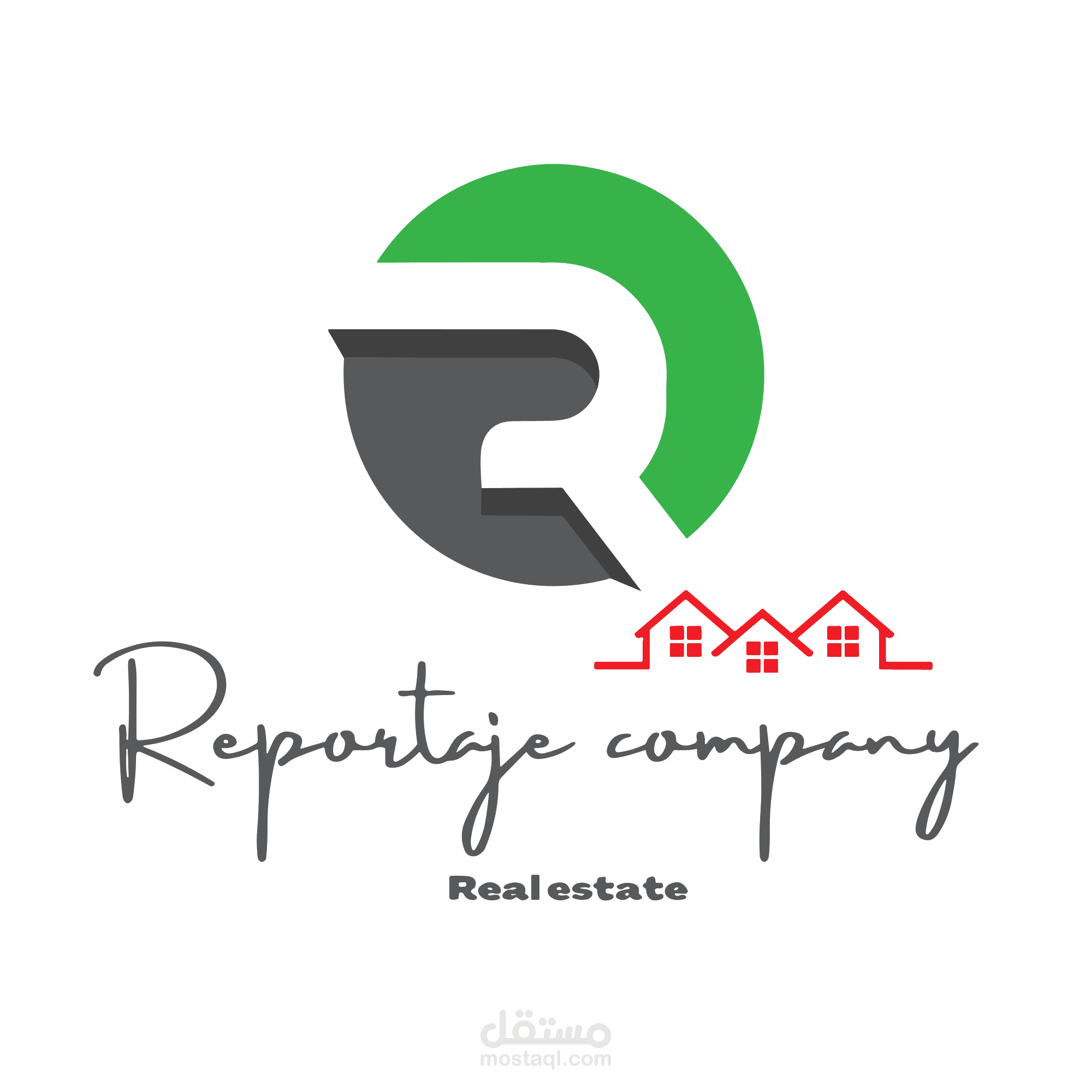 تصميم لوجو لشركه عقارات (روبرتاج)