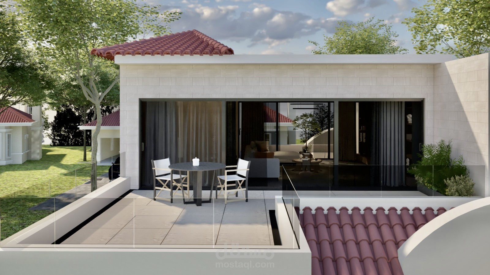 تصميم روف لفيلا